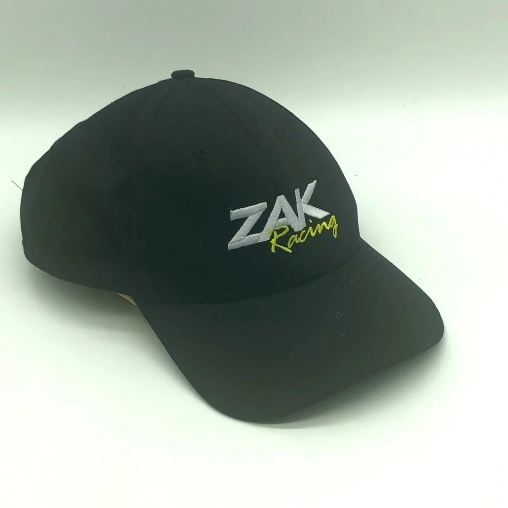 Zak Racing Hat Nascar New Era 9Forty Strapback Black